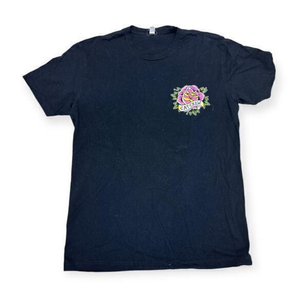 ⭐️ Cat Crew Flower Logo Tee